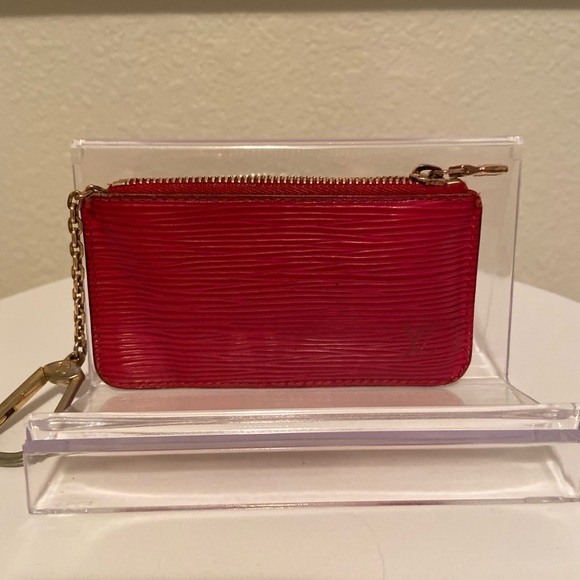 Louis Vuitton Accessories - Louis Vuitton Red EPI Card Holder